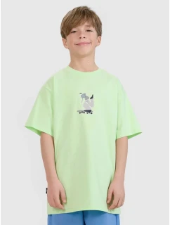 Chlapčenské tričko s potlačou 4F 4FJRSS25TTSHM2641-45S