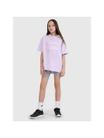 Dívčí tričko oversize s potiskem model 21436043 - 4F