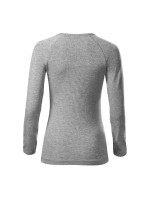 Malfini Elegance W MLI-12712 tmavě šedé melanžové tričko