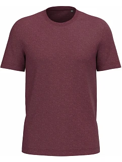 K Pánské bio IC tričko wine heather model 22439725 - Kariban