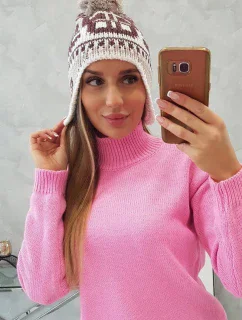 Dámská čepice s bambulí Rosa model 18752419 - K-Fashion