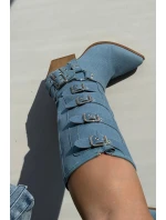 Džíny Kovbojky Na Podpatku S model 21710989 - Boto