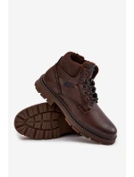 Trapery Męskie Ocieplane Wrangler 20253034.IKU Ciemnobrązowe