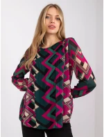 Halenka DHJ BZ tmavě zelená model 17356202 - FPrice Halenka DHJ BZ tmavě zelená model 17356202 - FPrice