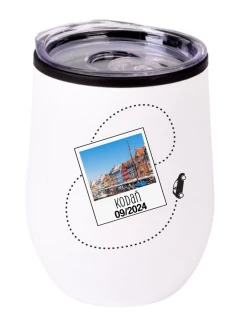 Vlastní text na cestovatelský termohrnek "bowl"