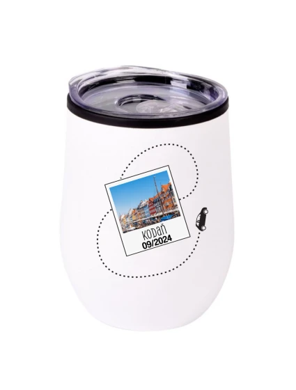 Vlastní text na cestovatelský termohrnek "bowl"