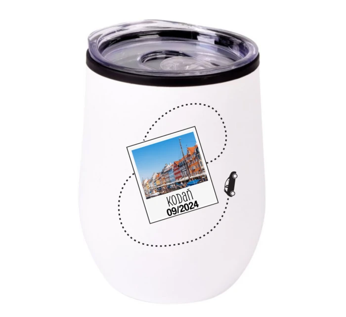 Vlastní text na cestovatelský termohrnek "bowl"