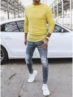 Pánský klasický žlutý svetr Dstreet model 21966484 - FashionStreet