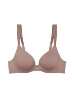 Dámska podprsenka Body Make-Up Illusion WP EX - BROWN - svetlohnedá 00ZE - TRIUMPH