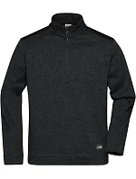 JN Pánská pracovní fleece bunda 1/2 zip Strong 02.0 black/black model 22492856 - Daiber
