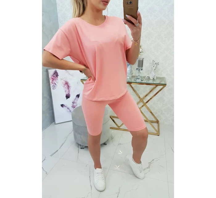 Komplet top+legginsy morelowa