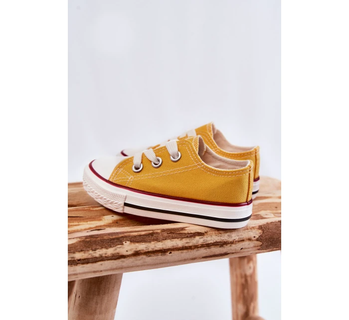 Dziecięce Trampki Klasyczne Żółte Filemon Dziecięce Trampki Klasyczne Żółte Filemon