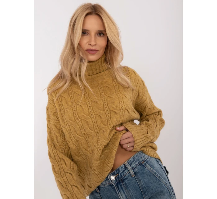 Sweter AT SW model 20463648 oliwkowy - FPrice