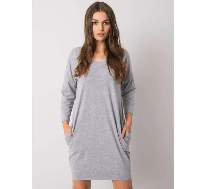 Šaty RV SK 6838.43 sivé