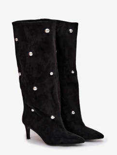 Topánky na podpätku model 218484 Krok vo veľkom štýle