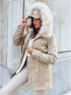 Dámská zimní bunda parka béžová Dstreet model 21971453 - FashionStreet