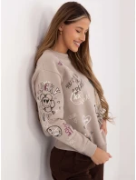 Bluza model 21801799 beżowy - FPrice Bluza model 21801799 beżowy - FPrice