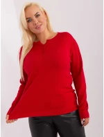 Sweter PM SW PM model 18917523 czerwony - FPrice Sweter PM SW PM model 18917523 czerwony - FPrice