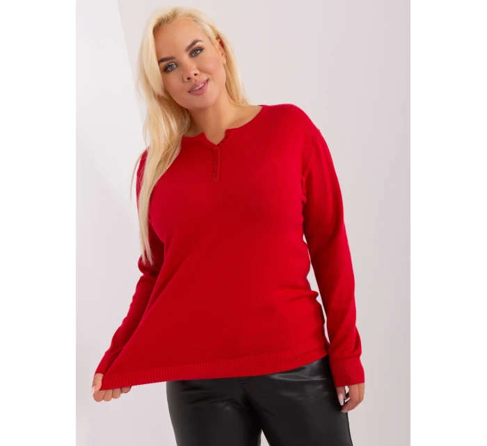 Sweter PM SW PM model 18917523 czerwony - FPrice Sweter PM SW PM model 18917523 czerwony - FPrice