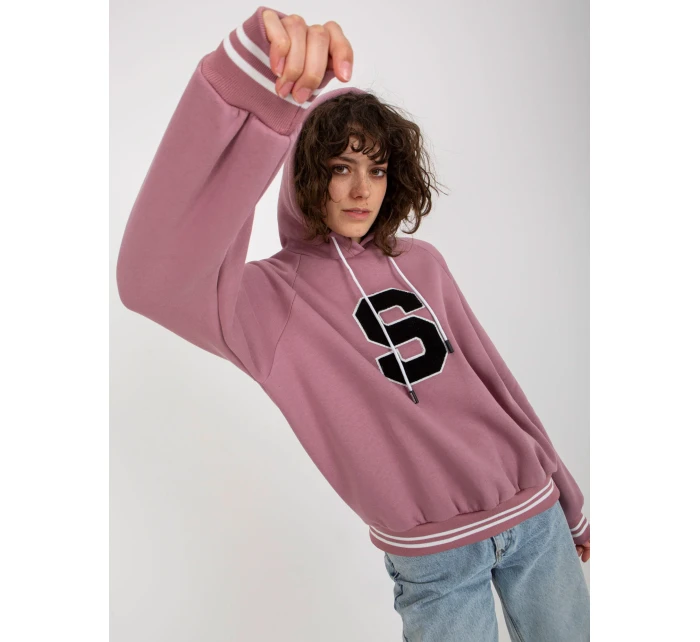 Mikina RV BL 8372.04P tmavo ružová