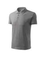 Pánske tričko Pique Polo tmavo šedé Pánske tričko Pique Polo tmavo šedé