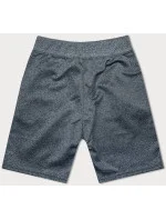 Pánske športové šortky tmavosivé (8K298-5)