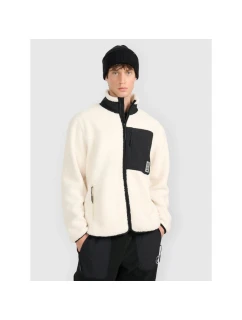 Pánsky sherpa regular fleece so stojacím golierom 4F 4FRAW25TFLEM456-12S