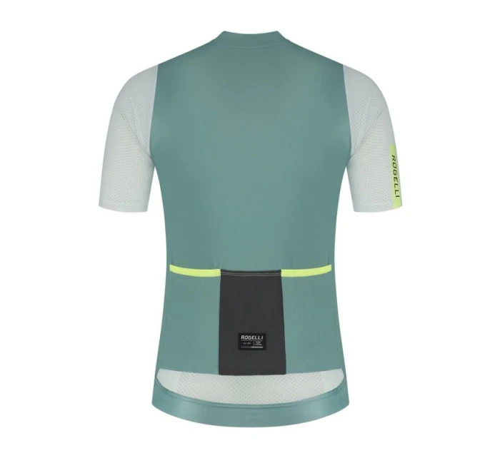 Rogelli FAST tyrkysový a limetkovo zelený dres 3XL