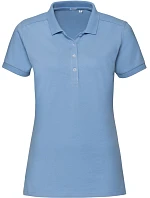 Dámské elastické piqué polo 10. sky model 22473861 - Russell Athletic Dámské elastické piqué polo 10. sky model 22473861 - Russell Athletic