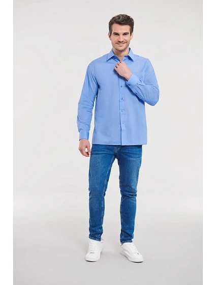 Popelínová košile s dlouhým rukávem 11. classic red model 22475493 - Russell Athletic Popelínová košile s dlouhým rukávem 11. classic red model 22475493 - Russell Athletic