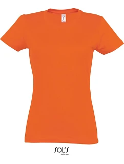 SOL'S Imperial Women Dámske tričko z hrubej bavlny 25.1502 oranžové