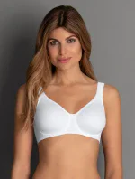 Dvojitá podprsenka s kosticami 5490 biela - RosaFaia