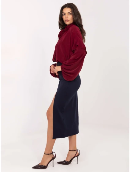 Spódnica IT SD model 21795590 granatowy - FPrice Spódnica IT SD model 21795590 granatowy - FPrice