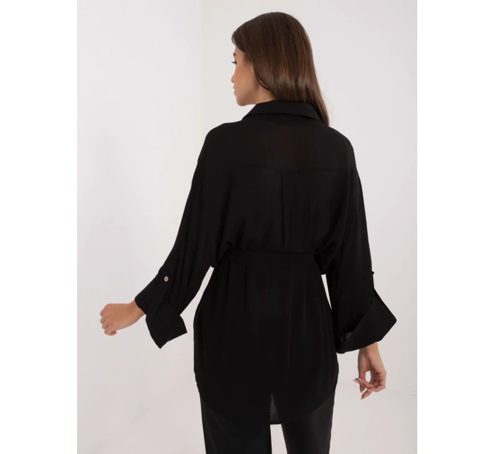 Košeľa LK KS 509698.79 čierna