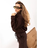 Bluza RV BL model 22401125 ciemny brązowy - FPrice Bluza RV BL model 22401125 ciemny brązowy - FPrice