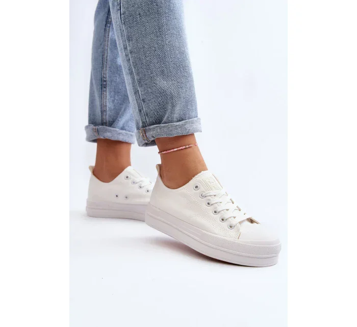 Dámské látkové tenisky bílé Staneva Dámské látkové tenisky bílé Staneva