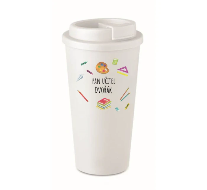 Personalizovaný cestovní termohrnek pro paní učitelku/pana učitele (pomůcky) Personalizovaný cestovní termohrnek pro paní učitelku/pana učitele (pomůcky)