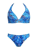 Dámske dvojdielne plavky Bora Bora 8 S115 BR8-2 Tmavomodrý vzor - Self