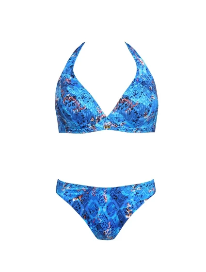 Dámské dvoudílné plavky Bora Bora 8  Tmavě modrá vzor  model 21229199 - Self