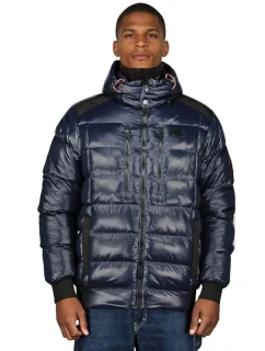 Geografické Nórsko pánska bunda BAPTISTE NAVY DB MEN 056 NAVY (WZ8156H/GN-MARINE)