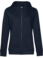 B&C QUEEN Zipped Dámská mikina s kapucí navy blue model 22536289 B&C QUEEN Zipped Dámská mikina s kapucí navy blue model 22536289
