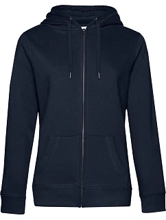 B&C QUEEN Zipped Dámská mikina s kapucí navy blue model 22536289