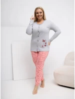 Piżama DU PI FP model 21870796 szary - FPrice Piżama DU PI FP model 21870796 szary - FPrice