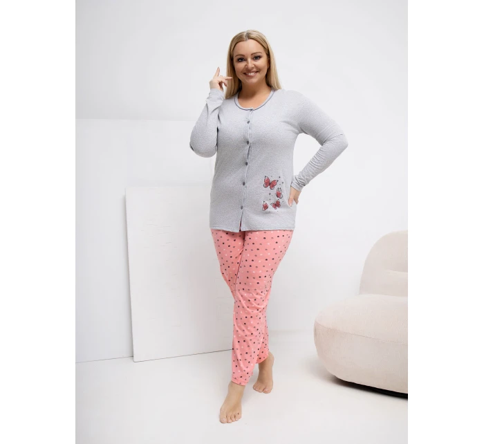 Piżama DU PI FP model 21870796 szary - FPrice Piżama DU PI FP model 21870796 szary - FPrice