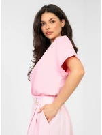 Bluzka RV BZ model 22011451 jasny różowy - FPrice Bluzka RV BZ model 22011451 jasny różowy - FPrice
