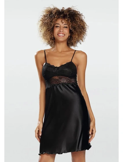 Dámska košieľka Peri Black chemise - Dkaren