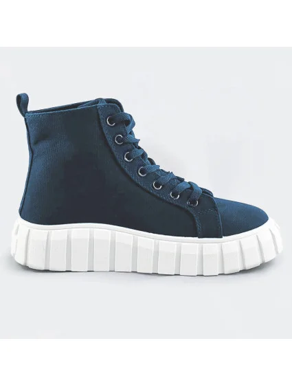 Tmavě modré šněrovací boty model 17261209 - VIA GIULIA Tmavě modré šněrovací boty model 17261209 - VIA GIULIA