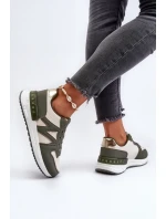 Sneakersy Damskie Z Eko Skóry Zielone Kaimans Sneakersy Damskie Z Eko Skóry Zielone Kaimans