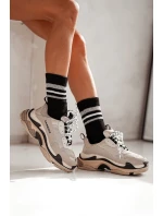 Dámské ponožky s ozdobným model 21679003 Černé - Milena