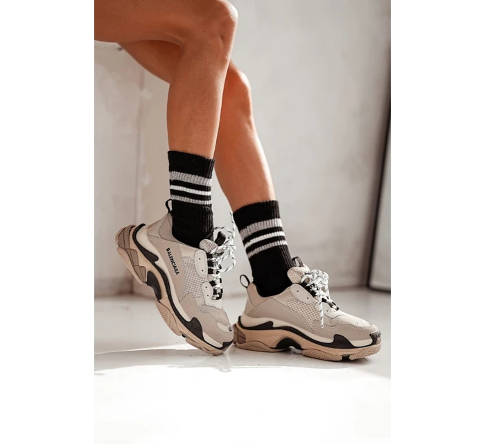 Dámské ponožky s ozdobným model 21679003 Černé - Milena